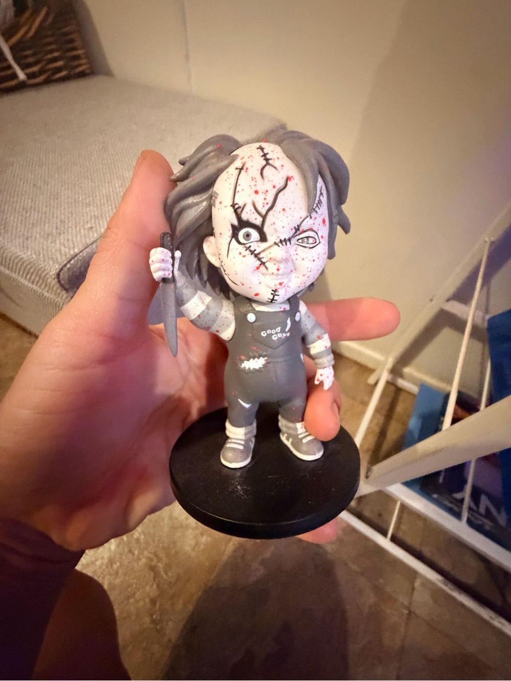 Good Guys Chucky Figure - Gray and White